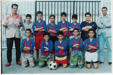 quipe minimes de foot-ball de la cité Mafal 1992