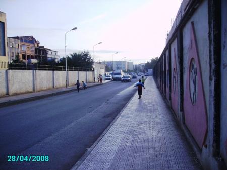La rue du stade ...Réghaia...
